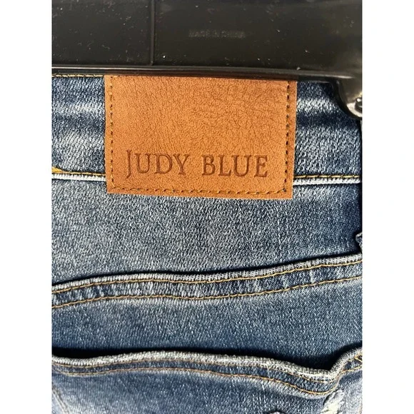 Judy Blue Slim Fit High Rise Jeans Sz 14W JB88776 DK - Picture 3 of 12